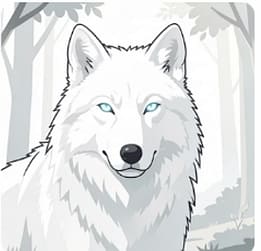 loup blanc